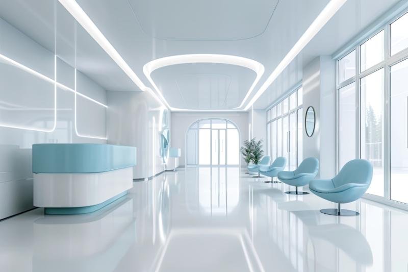 reception-chairs-white-blue-hospital-lobby