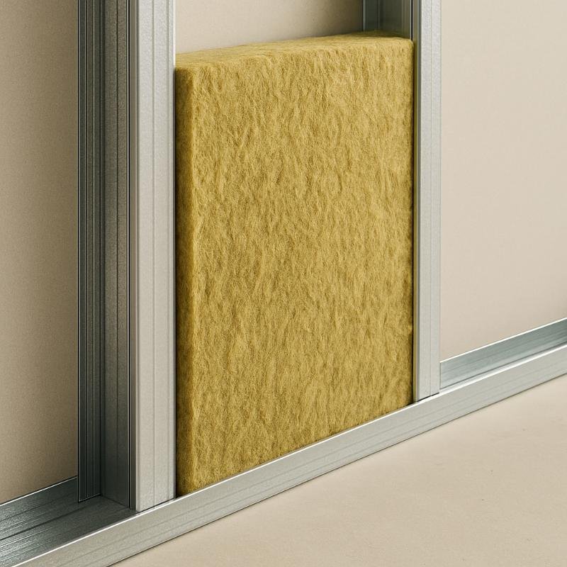 צמר סלעים בתהליך בניה