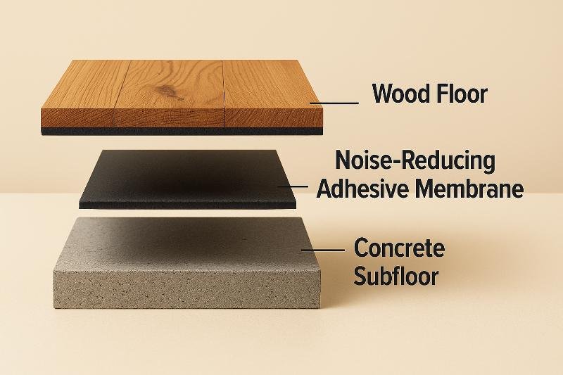 שלוש שכבות רצפה מפורקות